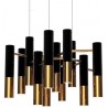Lampa wisząca seria Pipe Gold & Black 60 cm